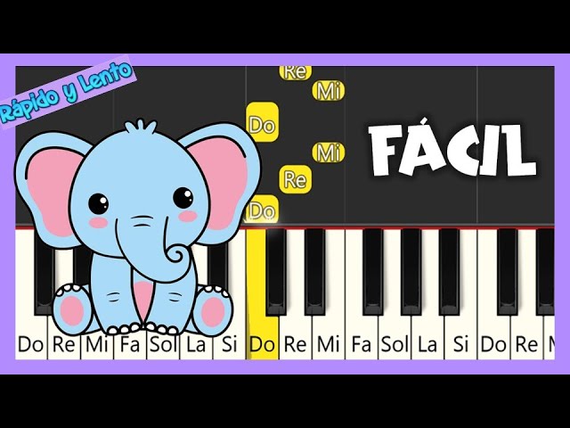 ELEFANTES Y MÚSICA: DIBUJA LA CLAVE DE SOL ¡FÁCIL!