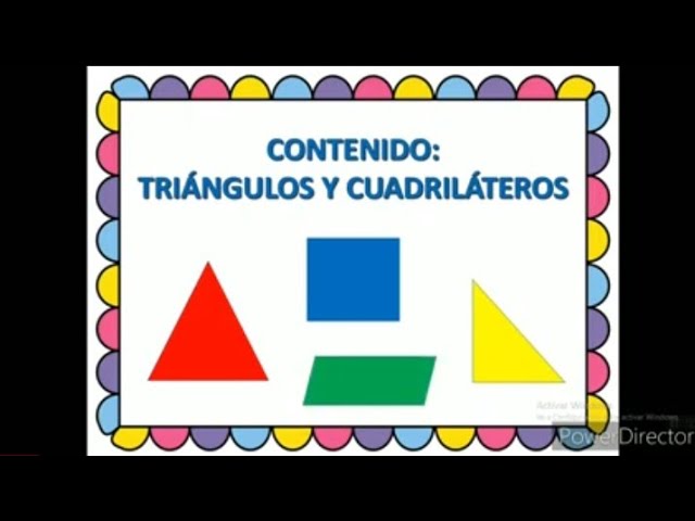 En qué se parecen y diferencian el triángulo y el cuadrilátero