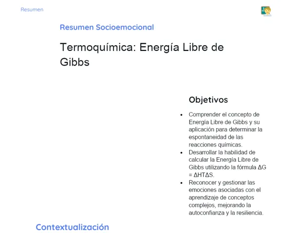 ENERGÍA de GIBBS: Descubre su IMPACTO en la TERMODINÁMICA