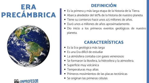 ERA PRECÁMBRICA: DESCUBRE SU DEFINICIÓN Y CARACTERÍSTICAS