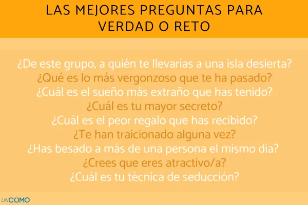 Estás listo para jugar VERDAD O RETO con 50 preguntas divertidas