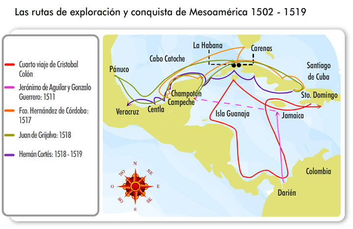 EXPEDICIONES ESPAÑOLAS: La conquista de Tenochtitlan