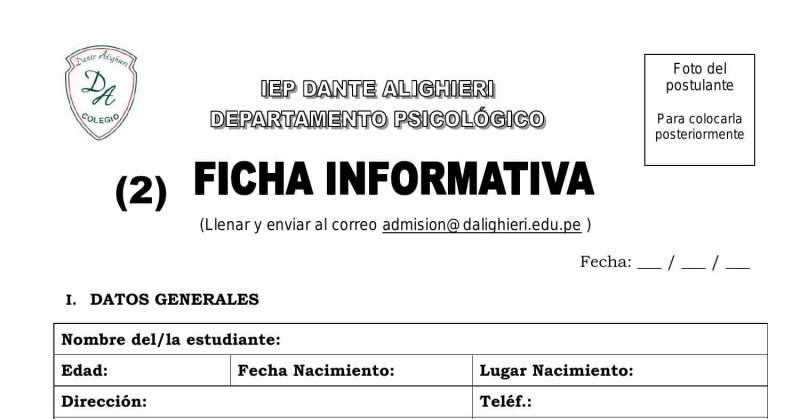 FICHA INFORMATIVA: Conceptos, Ejemplos y Funciones Clave