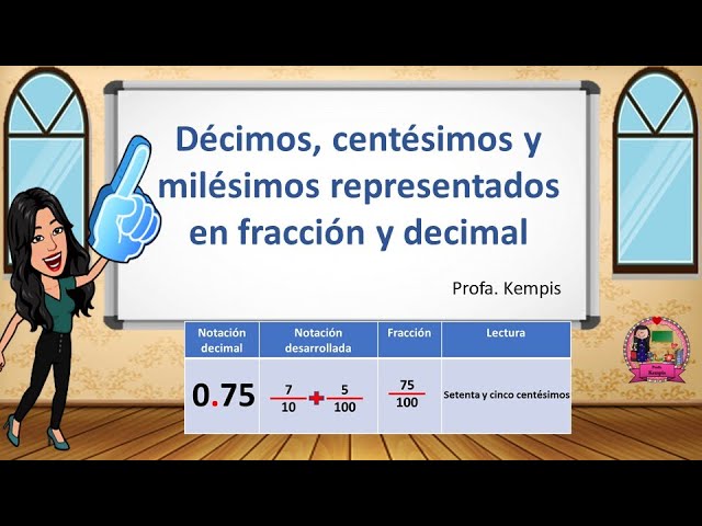 Fracciones: Cómo descubrir décimos y escribirlos correctamente