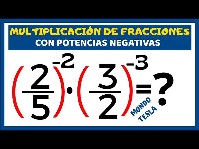 FRACCIONES NEGATIVAS Y POSITIVAS: ¡DOMINA SU MULTIPLICACIÓN!