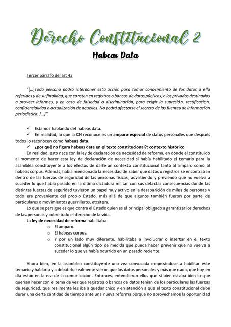 HABEAS DATA: Ejemplos y Significado CLAROS y ÚTILES