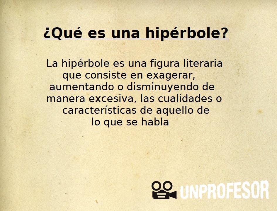 HIPÉRBOLE: CONCEPTO, DEFINICIÓN Y EJEMPLOS IMPACTANTES