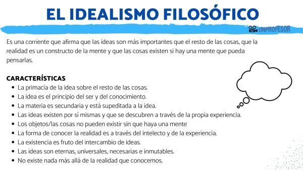 IDEALISMO: Significado, CARACTERÍSTICAS y Ejemplos