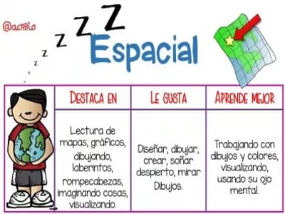 INTELIGENCIA ESPACIAL: CARACTERÍSTICAS y EJEMPLOS Clave