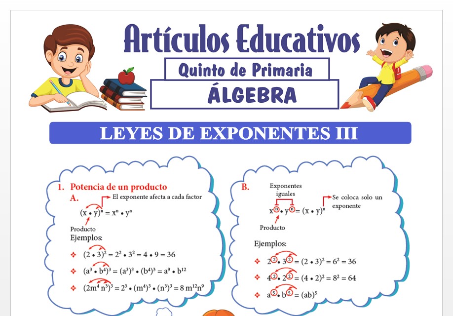 LEY DE LOS EXPONENTES: Ejemplos y CLAVES Esenciales