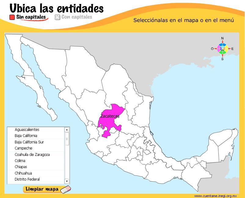 MAPA DE MÉXICO: DESCUBRE ESTADOS Y CAPITALES AHORA