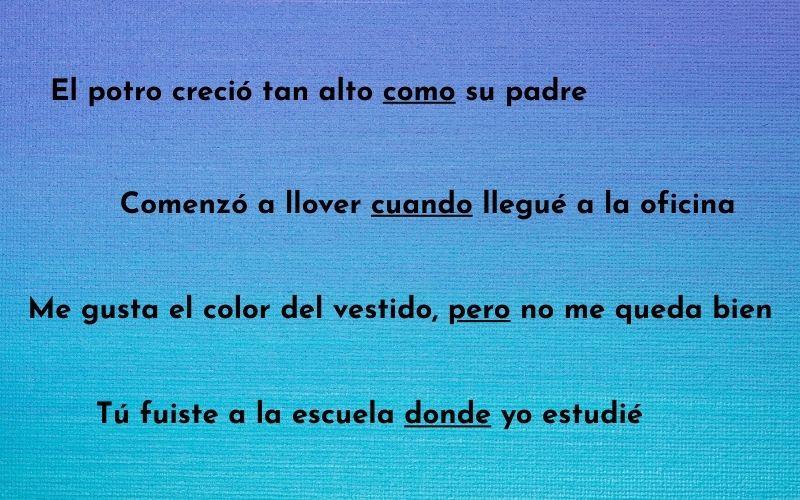 Me puedes dar 30 ejemplos de oraciones que contengan a