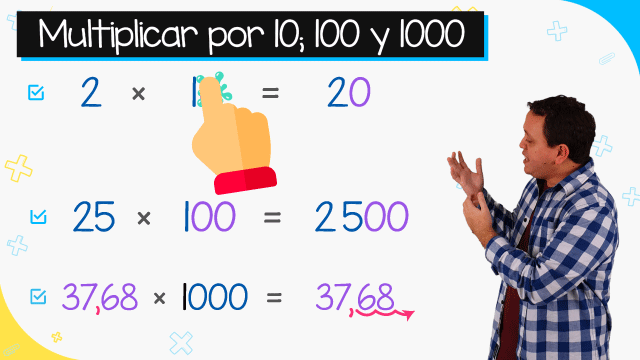 MULTIPLICACIÓN POR 10, 100 Y 1000: ¡Fácil y Rápido!