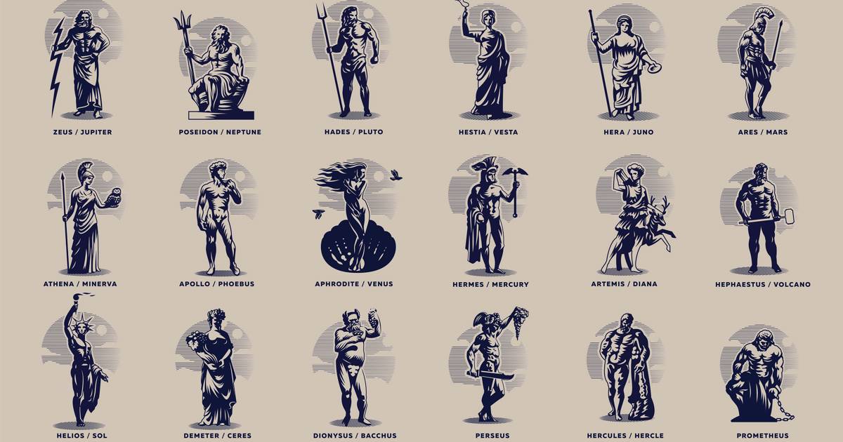 NOMBRES DE DIOSES GRIEGOS: SIGNIFICADO y CARACTERÍSTICAS
