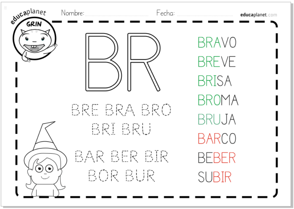 Palabras con BRA, BRE, BRI, BRO y BRU: ¡Ejemplos Útiles!