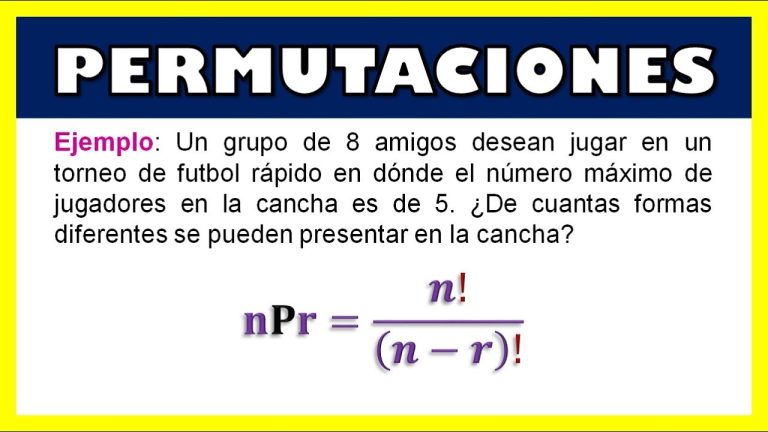 PERMUTACIÓN: DEFINICIÓN y CONCEPTO CLAROS ¡Descubre!