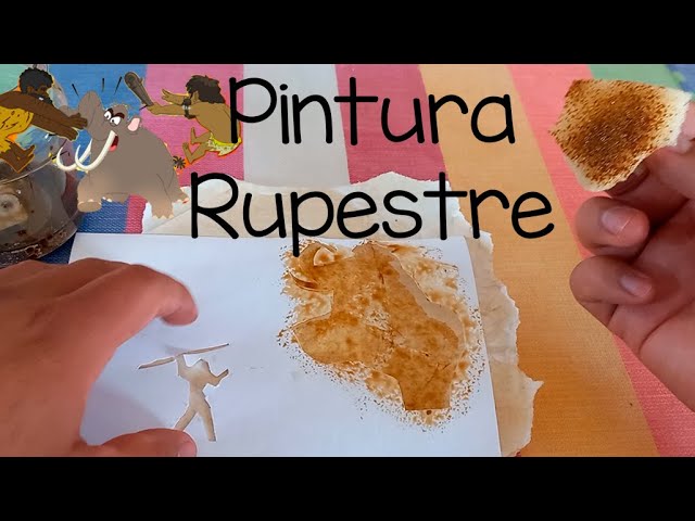PINTURA RUPESTRE con CAFÉ: ¡Descubre esta T técnica!