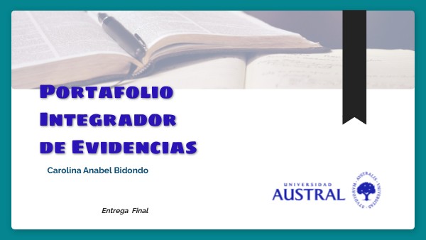 PORTAFOLIO DE EVIDENCIAS: DEMUESTRA TU TALENTO ¡YA!