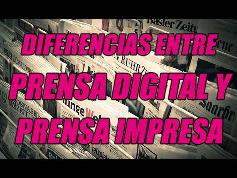Prensa: Qué ES y Cuáles son sus TIPOS Descúbrelo Aquí