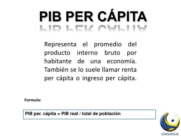 PRODUCTO INTERNO BRUTO PER CÁPITA: Qué es y Cómo Afecta