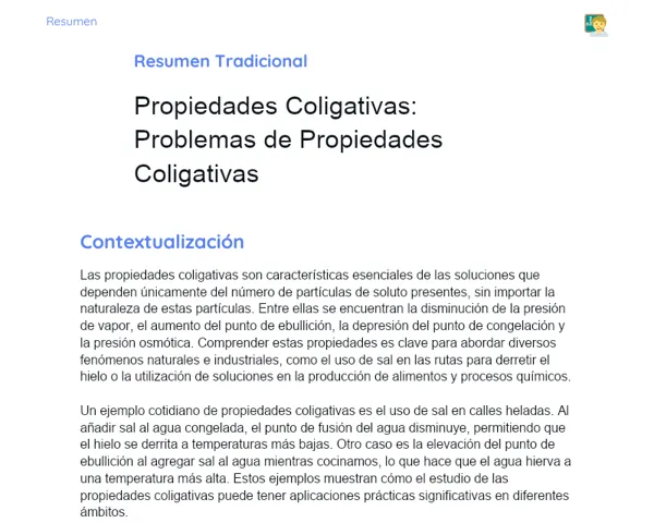 PROPIEDAD COLIGATIVA: DEFINICIÓN Y APLICACIONES ESENCIALES