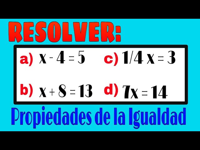 PROPIEDADES UNIFORME: Descubre la IGUALDAD en MATEMÁTICAS