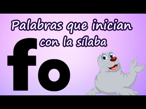 Puedes listar 100 palabras en español que empiecen con FO-