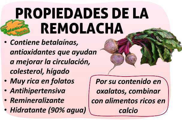 Qué beneficios y valor nutricional tiene la remolacha