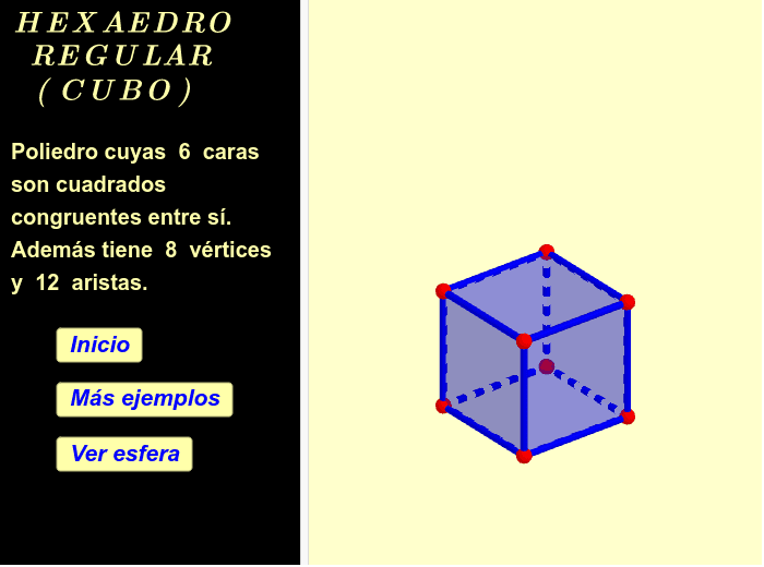 Qué características geométricas podemos descubrir sobre el cubo