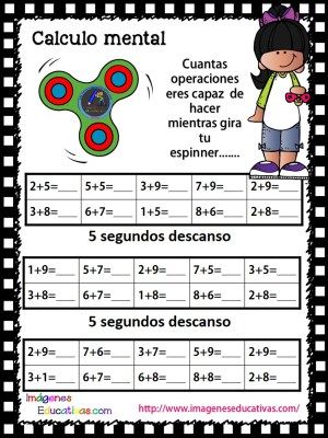 Qué ejercicios de cálculo mental en PDF son ideales para secundaria