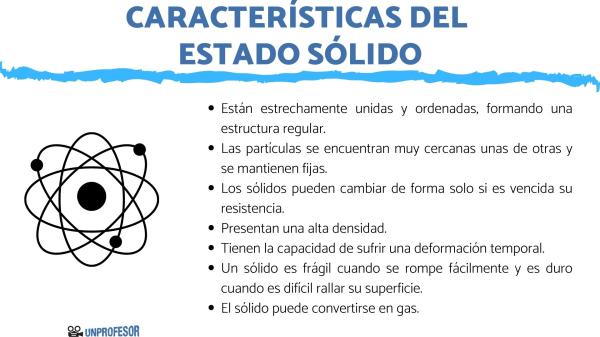 QUÉ ES el ESTADO SÓLIDO CARACTERÍSTICAS y EJEMPLOS