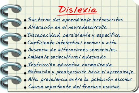 Qué es la dislexia y cuál es su significado y definición