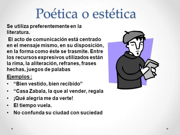 Qué es la función poética y cuáles son su definición y ejemplos