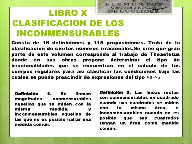 Qué es la inconmensurabilidad y qué ejemplos claros existen