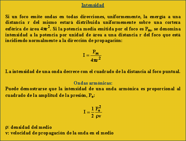 Qué es la intensidad y cuáles son su definición y significado