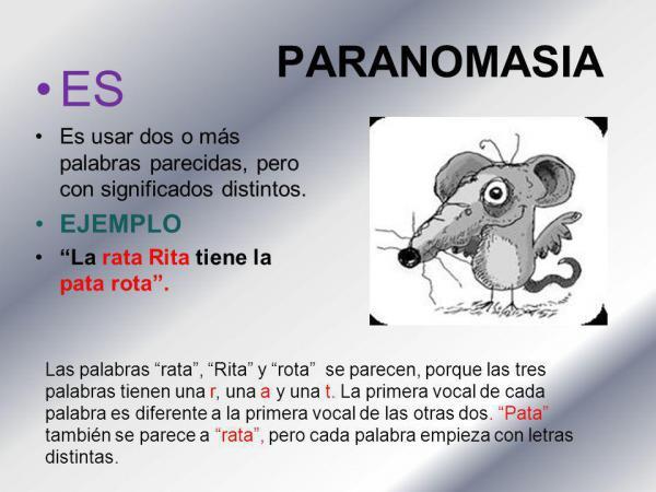Qué es la paronomasia, ejemplos y cómo se puede crear