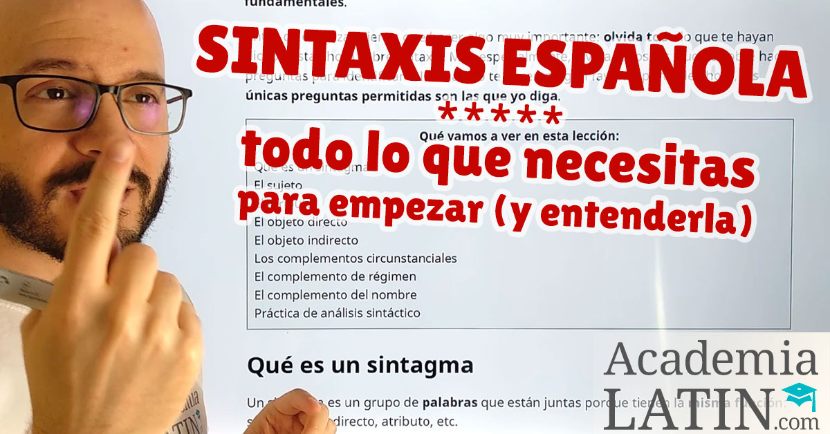 Qué es la sintaxis y cuáles son sus elementos fundamentales