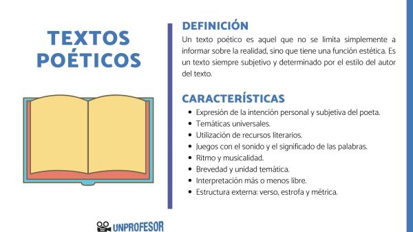 QUÉ ES un TEXTO POÉTICO: CARACTERÍSTICAS y EJEMPLOS