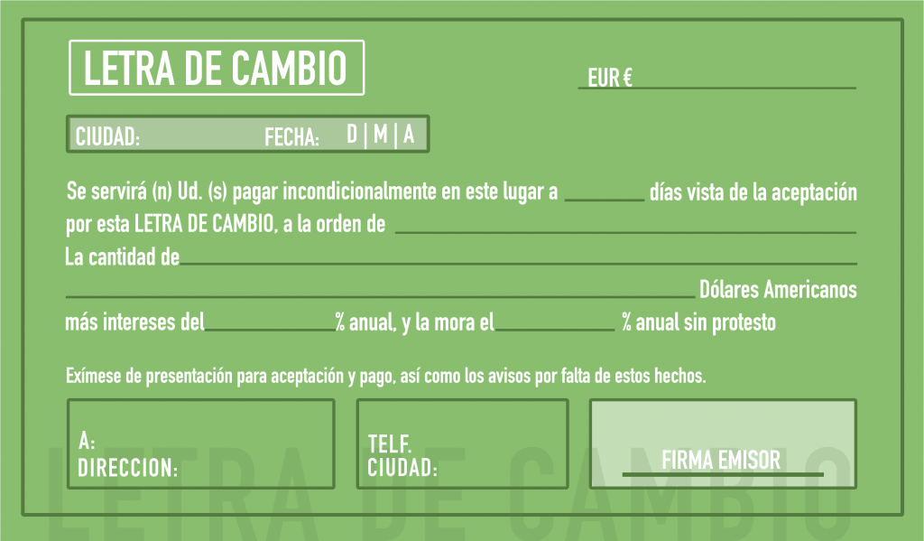 Qué es una letra de cambio y su importancia en el comercio