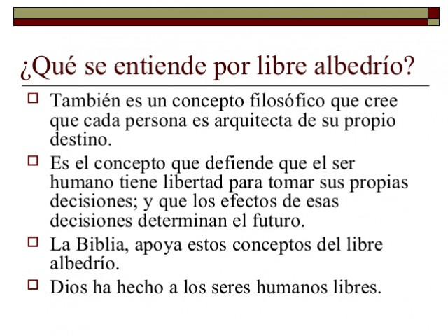 Qué implica el libre albedrío en la Biblia y su significado