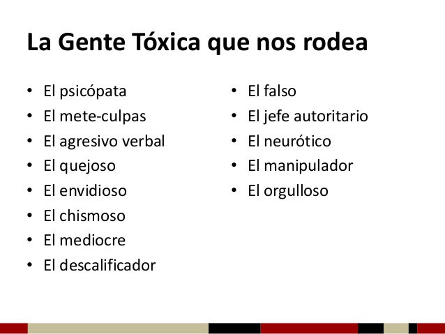 Qué implica ser una persona tóxica en nuestras vidas diarias