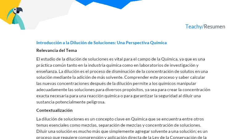 Qué significa diluir y cuáles son sus conceptos esenciales