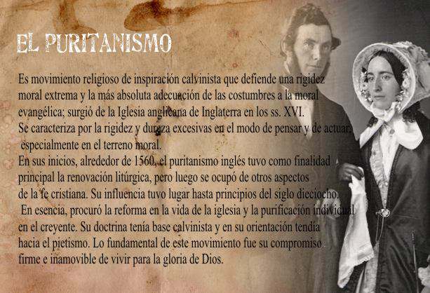 Qué significa Puritana y cuál es su definición y concepto
