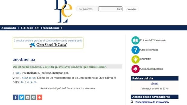 Qué significado y uso real tiene la palabra anodina