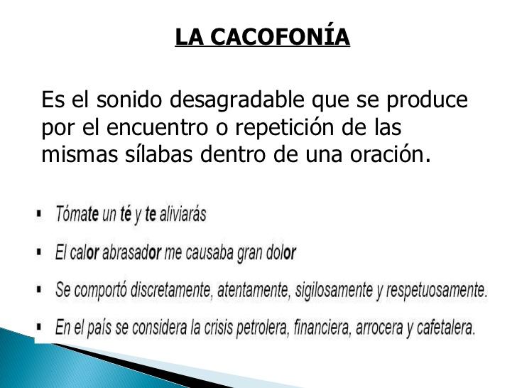 Qué son las cacofonías, cuáles son sus características y ejemplos