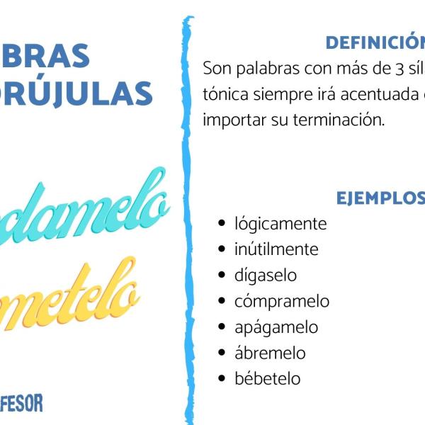 QUÉ SON LAS SOBRESDRÚJULAS Y CUÁLES SON EJEMPLOS CLAVE
