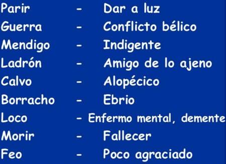 Qué son los eufemismos y cuáles son sus funciones y ejemplos