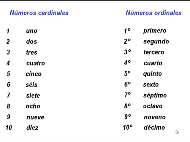 Qué son los números cardinales y por qué son importantes