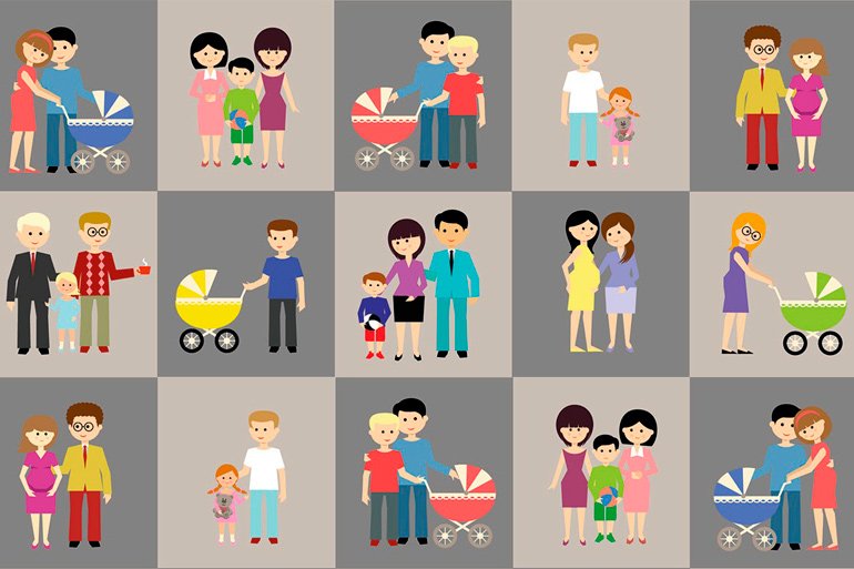 Qué tipologías de familia existen y cómo conocer su diversidad