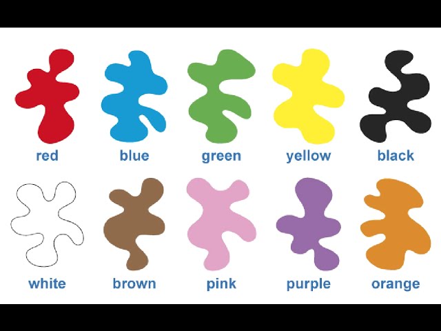 Quieres aprender 20 colores en inglés de manera fácil y divertida